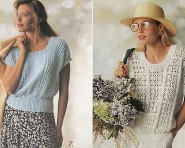 De jolis modèles et patrons de tricots estivaux en coton pour femme