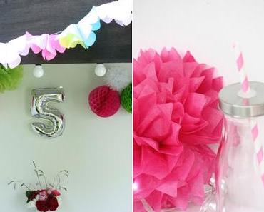 Thème papillons pour les 5 ans de ma puce