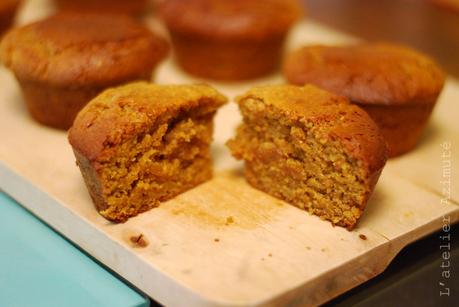 {Cuisine} Délicieux muffins orange à la farine de pois chiche #vegan #sans gluten