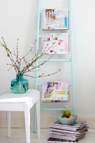 deco echelle decorative diy maison etagere