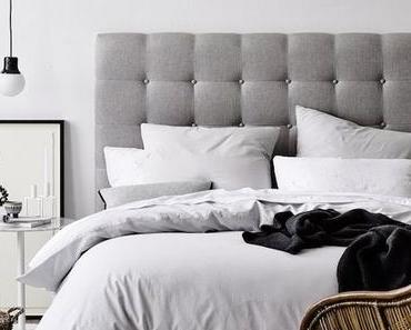 Leçon de stylisme : idées pour une chambre en noir et blanc