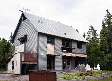 Eco construction visite une maison durable