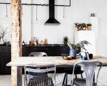 Copenhague / Appartement de 54m² au look industriel /