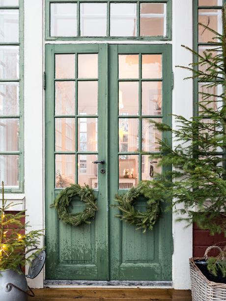 Noël nature chez Sofia via Nat et nature 10 idées pour une déco de Noël simplissime