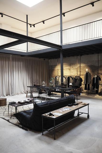 Anvers / St Vincents, un concept-store au look industriel /