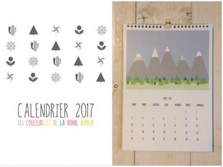 calendrier 2017 original deco