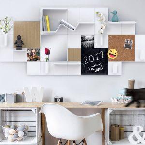 Où trouver un organisateur mural de bureau ? module de rangement mur a pacer au dessus du bureau