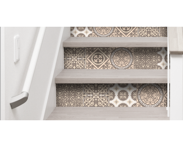 Contremarches – carreaux de ciment