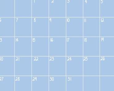 Calendrier de Mars + Free printable +