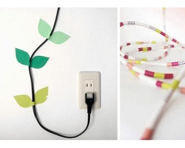 10 astuces pour cacher des fils électriques