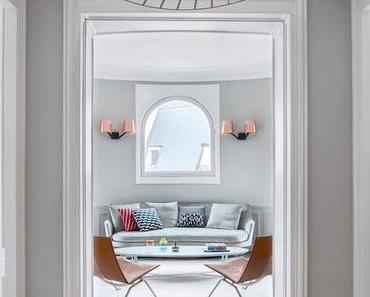 Visite déco : un appartement haussmannien moderne