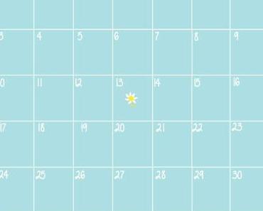 Calendrier d’Avril + Free printables +