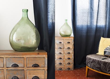 chambre déco vintage meuble chiné