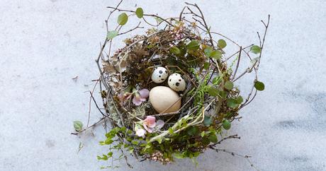 Déco nid doeufs pour Pâques via nat et nature Idées déco pour la fête de Pâques