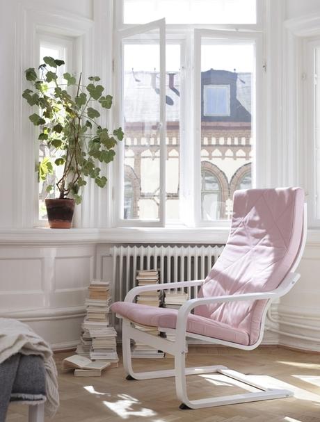 edition 40 ans fauteuil poang bascule rose ikea