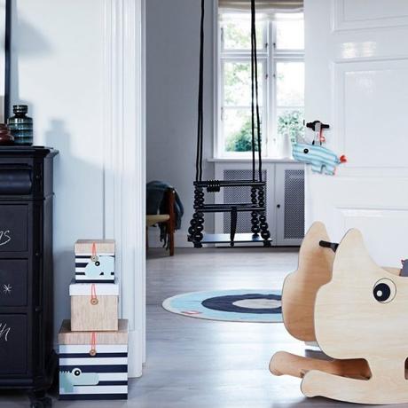 Les ventes privées Smallable ont commencé ! Ventes privées Smallable deco enfant chambre bleu bois noir