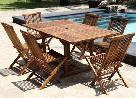 Meuble en teck : entretien et petits conseils conseils entretien table en teck deco terrasse
