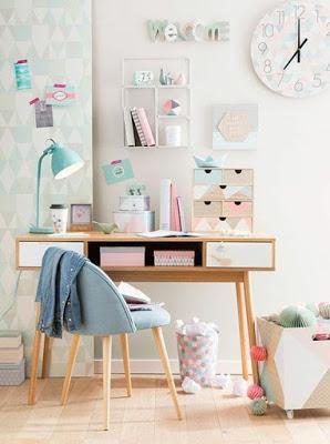 Bureau en bois Archzine via Nat et nature Home Challenge // Back to school