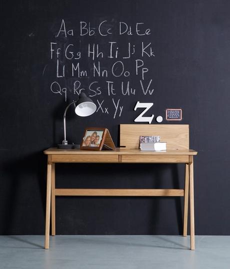 Bureau en bois File dans ta chambre via Nat et nature Home Challenge // Back to school