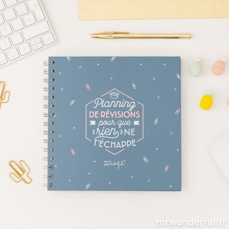 papeterie Mr Wonderful via Nat et nature Home Challenge // Back to school
