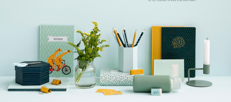 papeterie bureau Sostene Grene via Nat et nature Home Challenge // Back to school