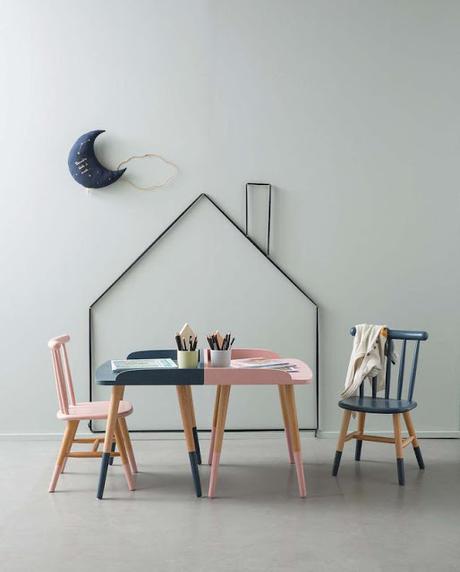 Bureau vintage Cyrillus via Nat et nature Home Challenge // Back to school