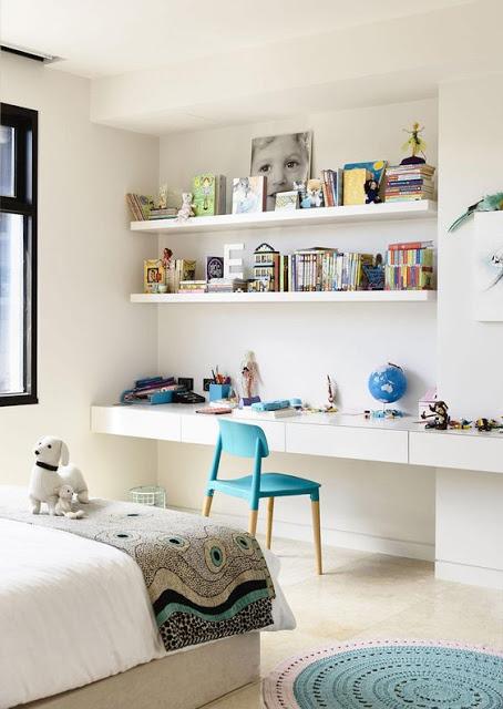 Bureau enfant Deavita via Nat et nature Home Challenge // Back to school