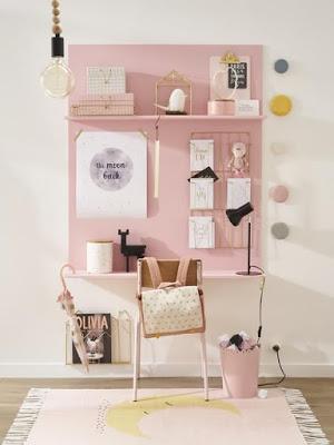 Déco bureau enfant Cyrillus via Nat et nature Home Challenge // Back to school
