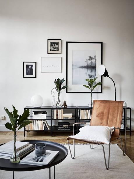 La deco masculine a tout pour nous plaire ! deco masculine salon mur de cadre