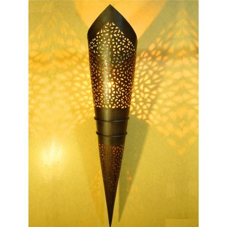 Décoration artisanale de la maison Lampe torche marocaine