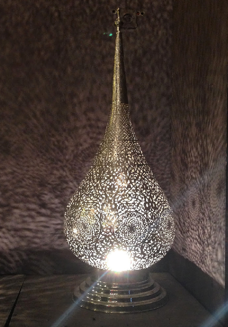 Décoration artisanale de la maison Lampe de chevet marocaine