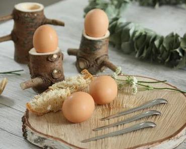 Fabriquer des coquetiers en bois avec votre vieux sapin de Noël