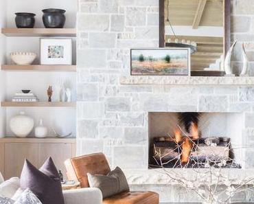 Visite deco : le style chalet blanc par Nicole Davis