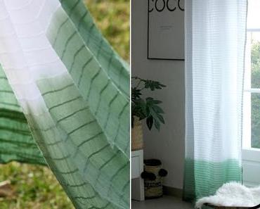 DIY : un rideau Tie and Dye