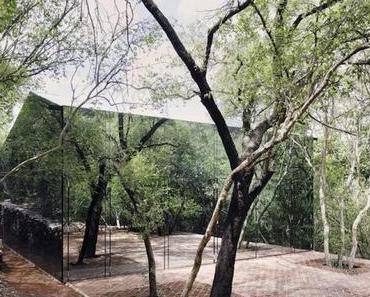 Visite déco : Maison de verre au milieu de la forêt