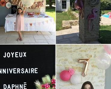 Anniversaire flamant rose