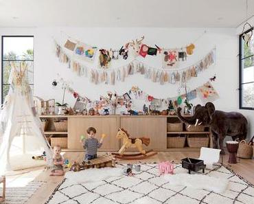 Ambiance bohème dans une chambre d’enfant
