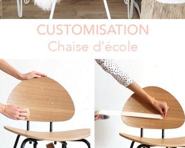DIY 83 – Customisation d’une chaise d’école