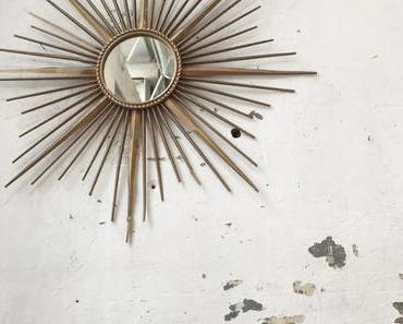 Icône du design français du milieu du XXème siècle : le miroir soleil Chaty Vallauris