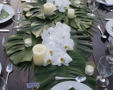 Voyage sous les tropiques avec une table style jungle