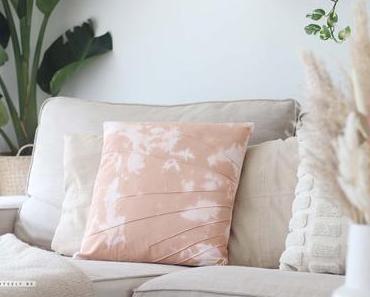 DIY coussin tie and dye