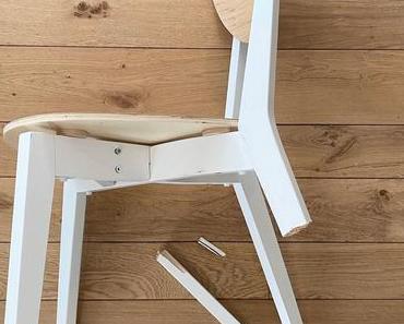 Tuto : réparer facilement un pied de chaise en bois cassé !