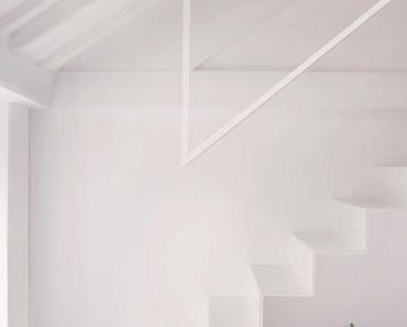 Tendance déco : l’escalier blanc