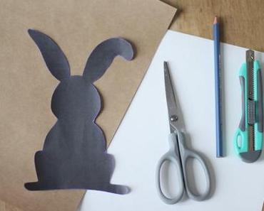 Bricolage : le lapin de Pâques en papier pour une chasse à l’oeuf déco !