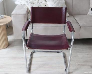 DIY : Chaise en cuir de récup