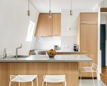 Appartement de 47 m² : un T2 optimisé par les architectes parisiennes Julia Schmit et Anne Fath